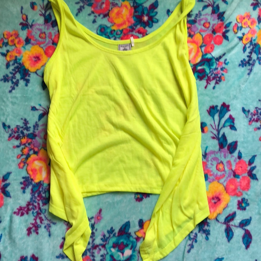 A cute neon tank by exist